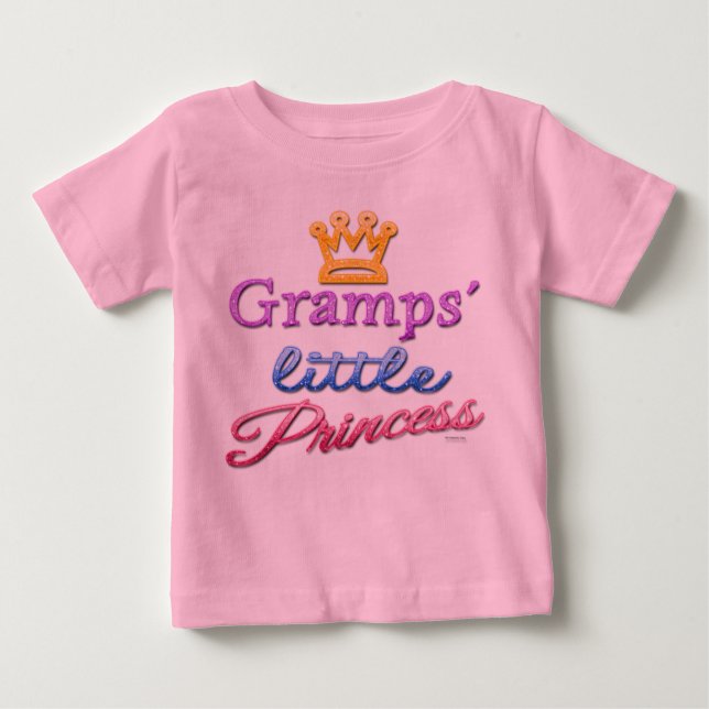 Camiseta Para Bebê A Pequena Princesa Bebê Toddler T-Shirt (Frente)