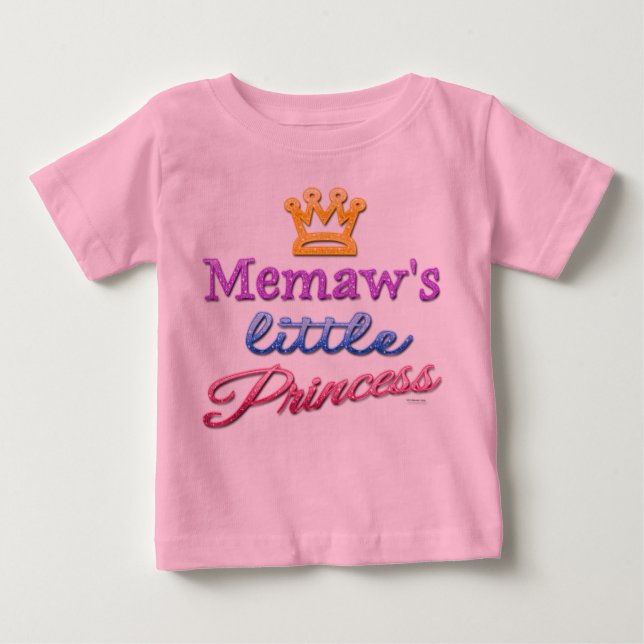 Camiseta Para Bebê A Pequena Princesa Bebê Toddler T-Shirt (Frente)