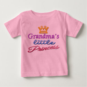 Camiseta Para Bebê A pequena princesa da vovó, Baby Toddler, T-Shirt