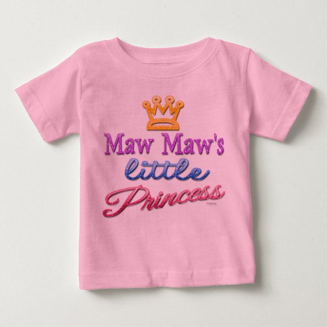 Camiseta Para Bebê A Pequena Princesa Princesa Bebê Toddler T-Shirt (Frente)