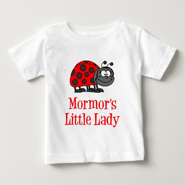 Camiseta Para Bebê A Pequena Senhora de Mormor (Frente)
