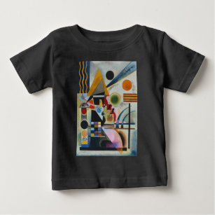 Camiseta Para Bebê A pintura Abstrato de Kandinsky