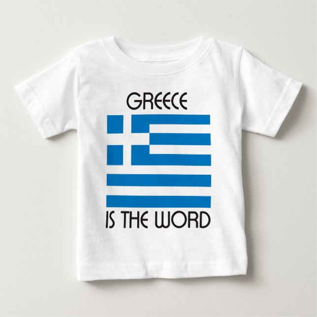 Camiseta Para Bebê A piscina é a palavra (Frente)