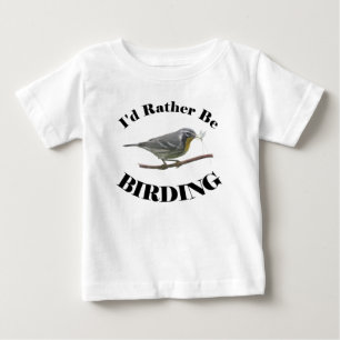 Camiseta Para Bebê A preferencialmente seja Birding