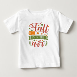 Camiseta Para Bebê A queda está no ar