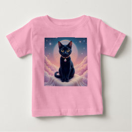 Camiseta Para Bebê A Rainha Do Céu Negro