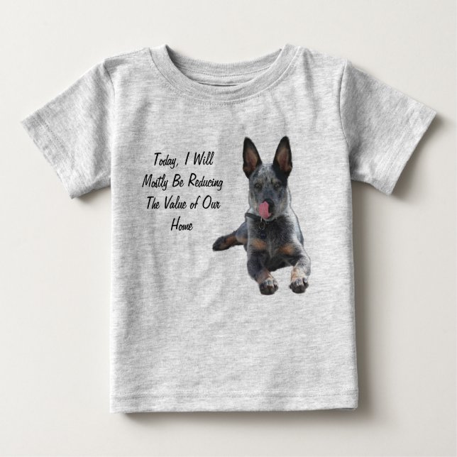 Camiseta Para Bebê A redução de Heeler (Frente)