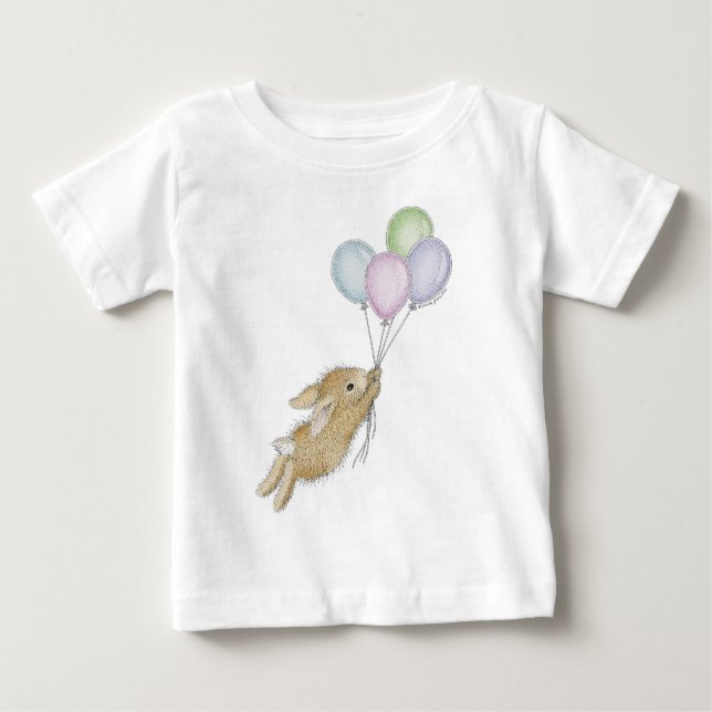 Camiseta Para Bebê A roupa da criança de HappyHoppers® (Frente)