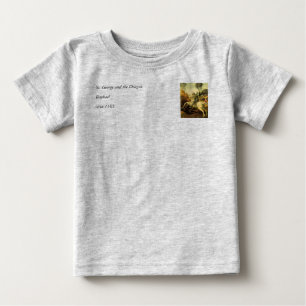 Camiseta Para Bebê A "Rua George e o Dragão" de Raphael (cerca de 150