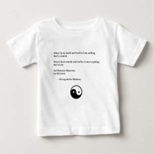 Camiseta Para Bebê A sabedoria intemporal de Nisargadatta Maharaj