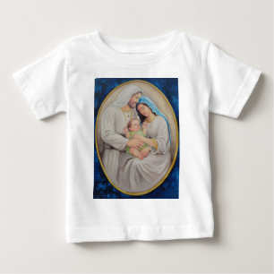 Camiseta Para Bebê A Sagrada Família: Retrato do Amor Divino