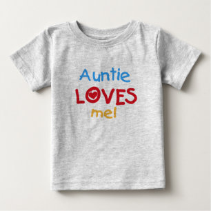 Camiseta Para Bebê A tia me ama