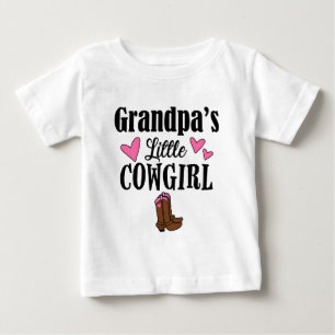 CAMISETA PARA BEBÊ A VAQUEIRA PEQUENA DO VOVÔ