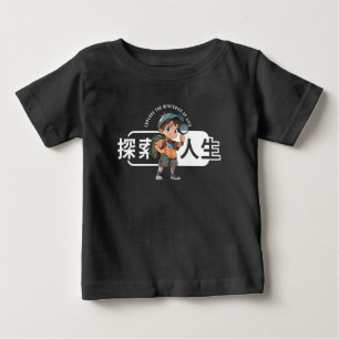 Camiseta Para Bebê A vida da exploração