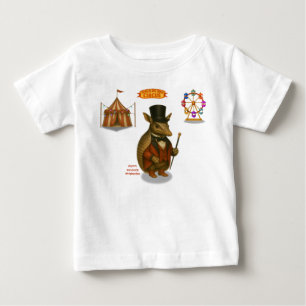 Camiseta Para Bebê Aaron, domador de aardvark