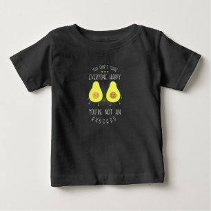 Camiseta Para Bebê Abacate Pode Deixar Todos Felizes