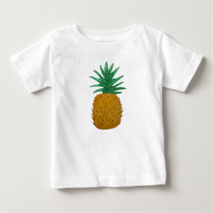 Camiseta Para Bebê Abacaxi