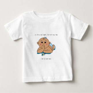 Camiseta Para Bebê Abandonar o polegar