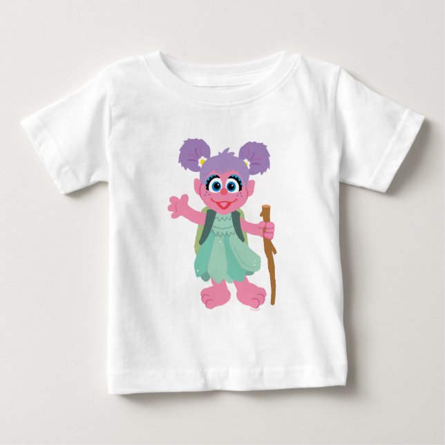 Camiseta Para Bebê Abby Cadabby Caminhando (Frente)