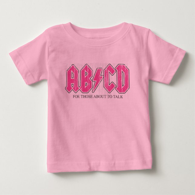 CAMISETA PARA BEBÊ ABCD BABY T-SHIRT (Frente)