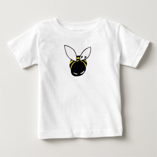Camiseta Para Bebê Abelha (Frente)