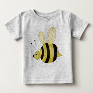 Camiseta Para Bebê Abelha bonito