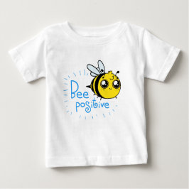 Camiseta Para Bebê Abelha-Cuta Positiva