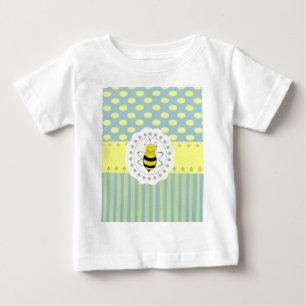 Camiseta Para Bebê Abelha-de-bico-de-moda-cega