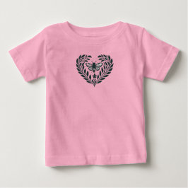 Camiseta para Bebê Abelha e Galhos