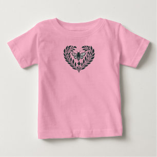 Camiseta para Bebê Abelha e Galhos