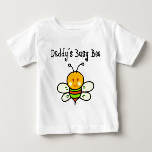 Camiseta Para Bebê Abelha pai Ocupada