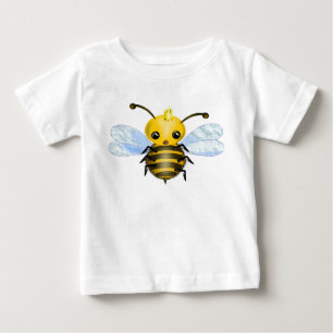 Camiseta Para Bebê Abelha Rainha Bonita