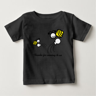 Camiseta Para Bebê abelhas de trabalho felizes