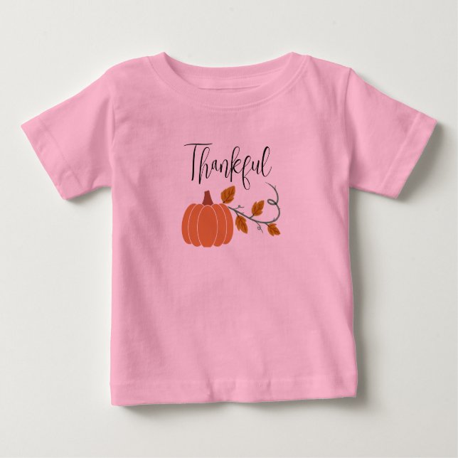 Camiseta Para Bebê Abençoações do outono - Camisa-T do Toddler (Frente)