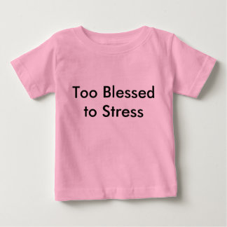 Camiseta Para Bebê Abençoado