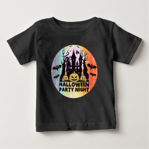 CAMISETA PARA BEBÊ ABÓBORA ASSOMBRADA - NOITE DE FESTA DE HALLOWEEN