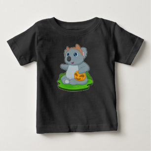 Camiseta Para Bebê Abóbora de Halloween de Coala