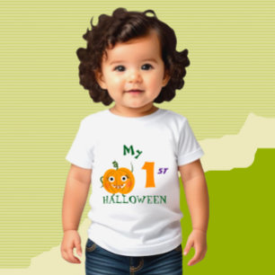 Camiseta Para Bebê Abóbora engraçada