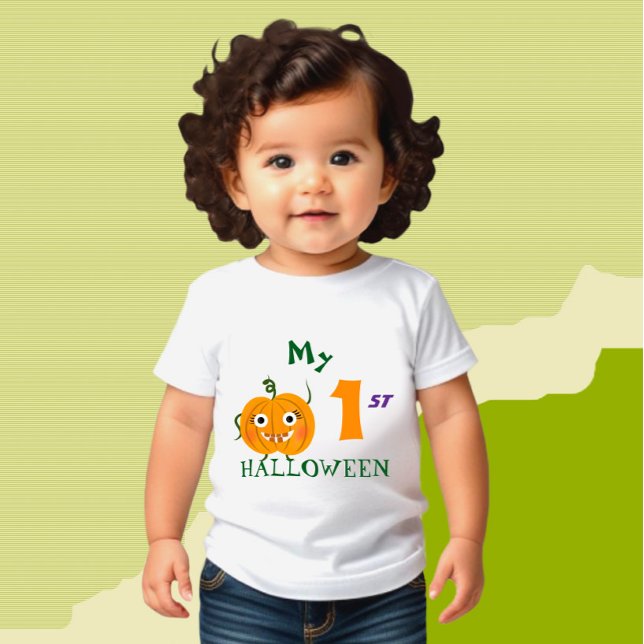 Camiseta Para Bebê Abóbora engraçada (Criador carregado)