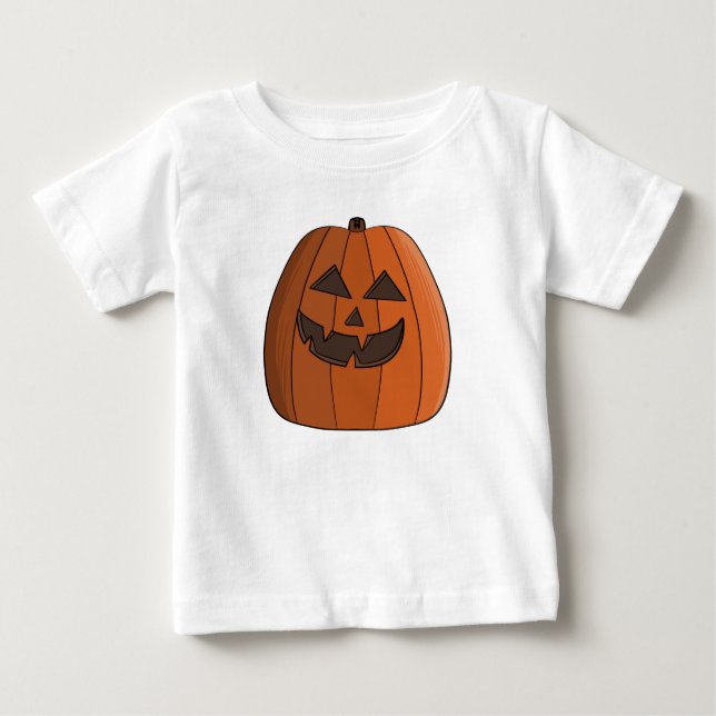 Camiseta Para Bebê Abóbora Legal (Frente)