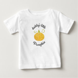 Camiseta Para Bebê Abóbora pai