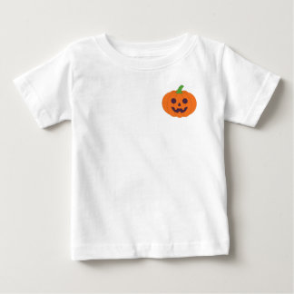 Camiseta Para Bebê Abóboras de Halloween Fofas & Padrão de Gatos Pret