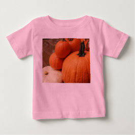 Camiseta Para Bebê abóboras para o Halloween no convés