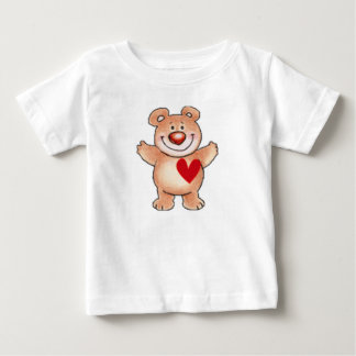 Camiseta Para Bebê Abrace-me t-shirt da criança do urso