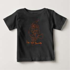 Camiseta Para Bebê Abrace seus Demônios
