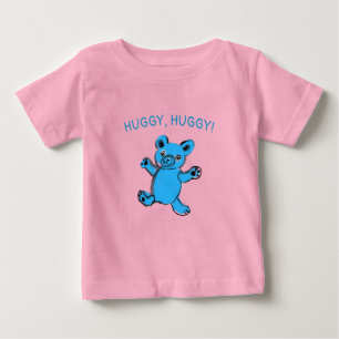 Camiseta Para Bebê abraço, abraço, t-shirt bebê urso de pelúcia