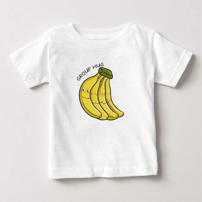 Camiseta Para Bebê Abraço em Grupo (Frente)