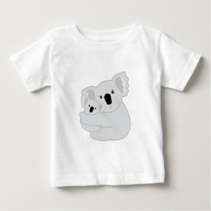 Camiseta Para Bebê Abraços do Koala