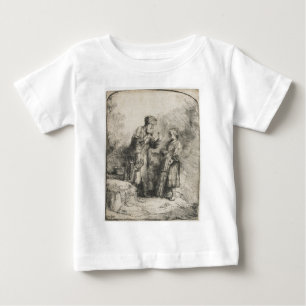 Camiseta Para Bebê Abraham e Isaac