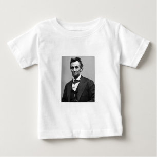 Camiseta Para Bebê Abraham Lincoln